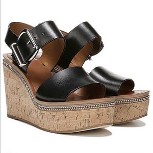 Sarto by Franco Sarto Polly Wedge Black Leather